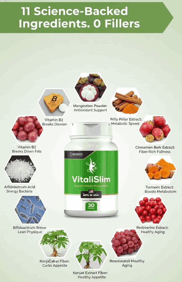 VitaliSlim premium plant-based ingredients